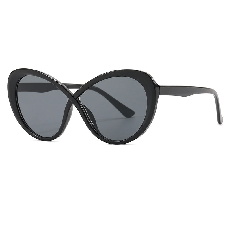 Kvinder Cat-Eye Solbriller med Spejl Linser