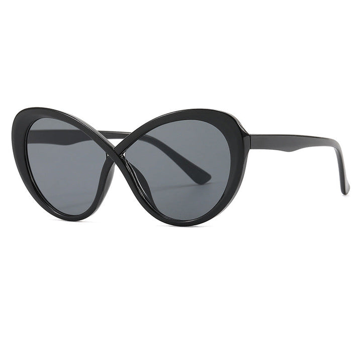 Kvinder Cat-Eye Solbriller med Spejl Linser