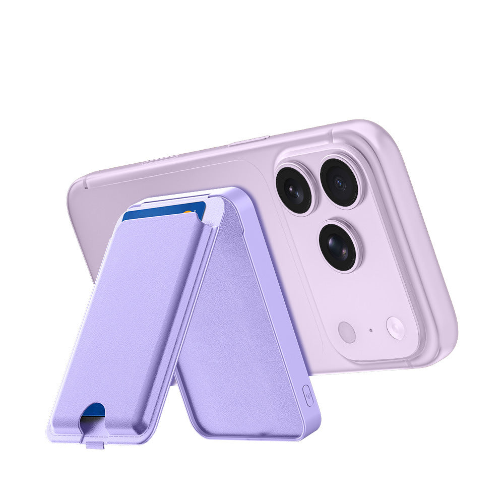 Smartphone cover med integreret kortslot og stativ