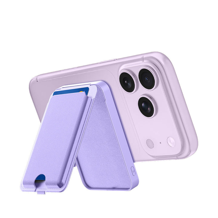 Smartphone cover med integreret kortslot og stativ