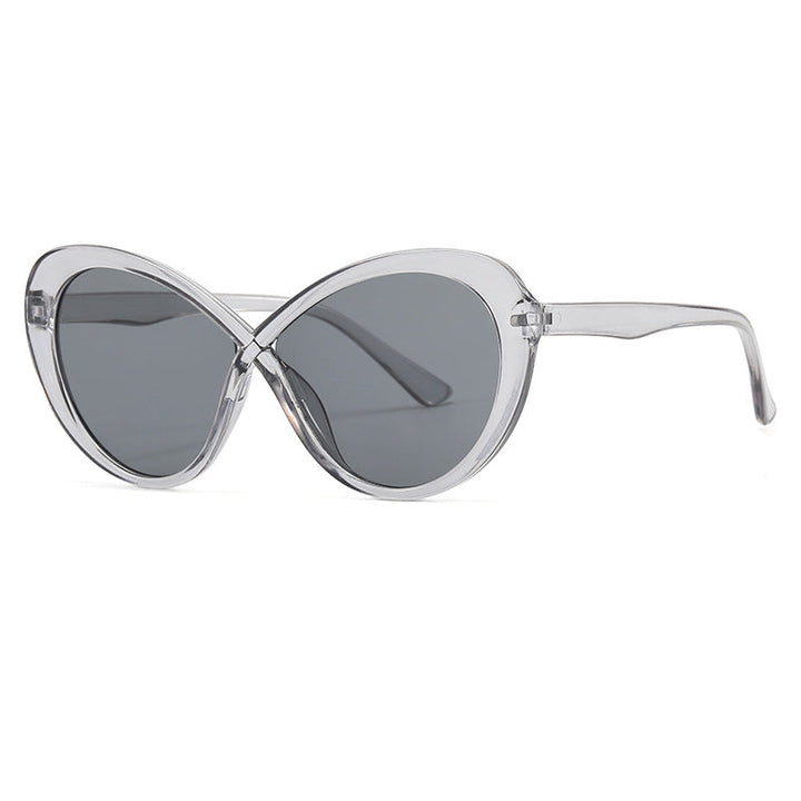 Kvinder Cat-Eye Solbriller med Spejl Linser