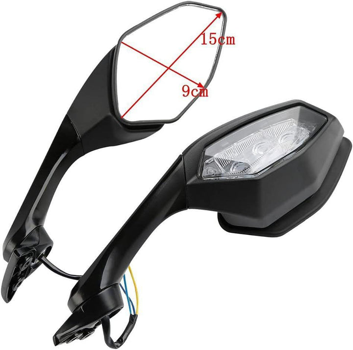 Justerbart LED Motorcykel Bakspejl
