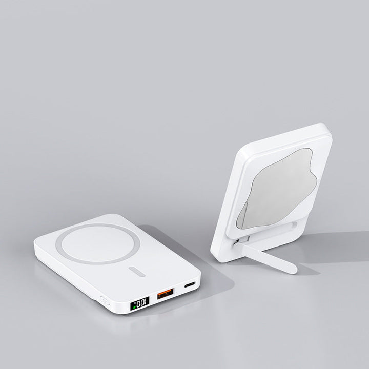 Bærbar Power Bank med Integreret Spejl
