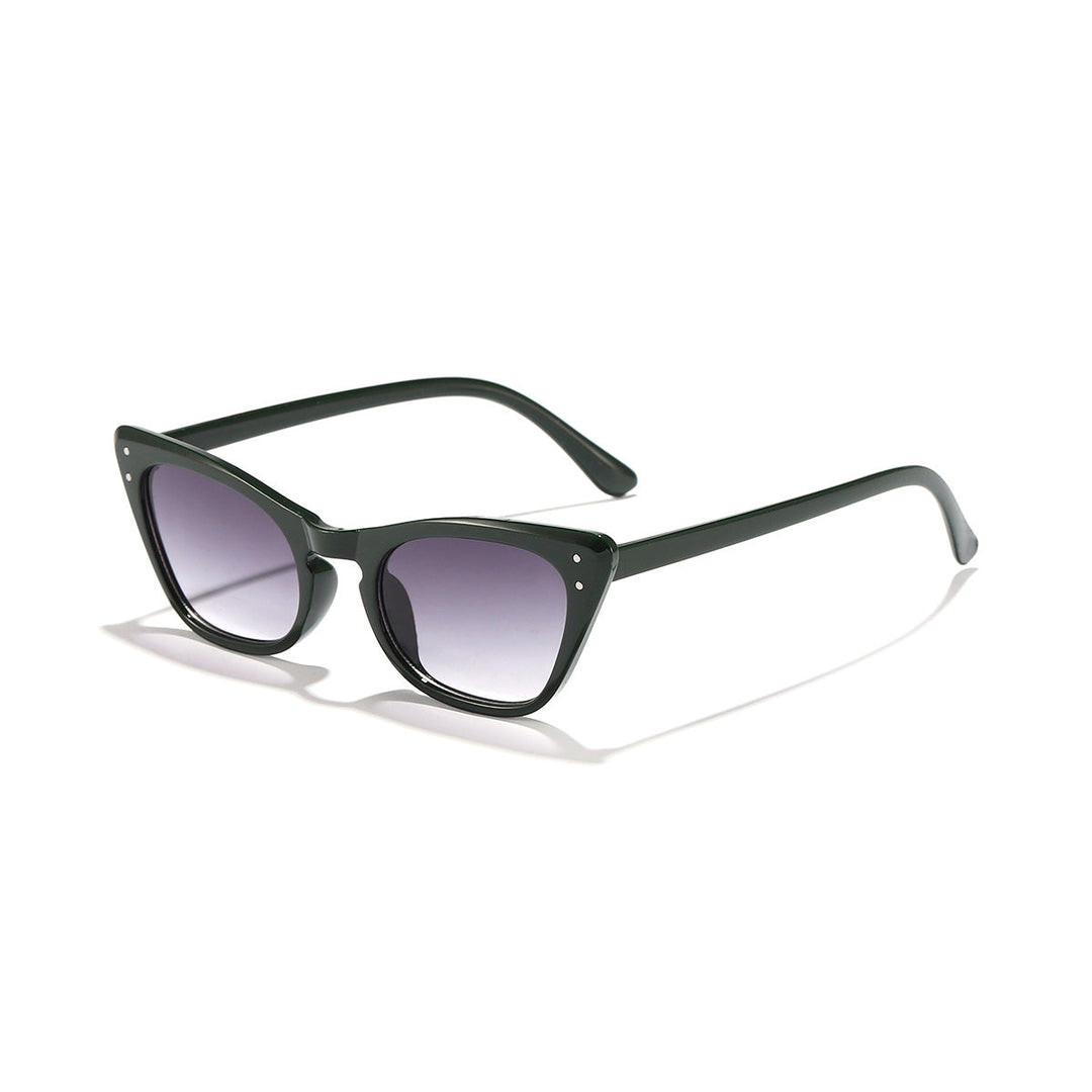 Dame Cat-Eye Solbriller med Spejlelinser og Stilfuld Ramme