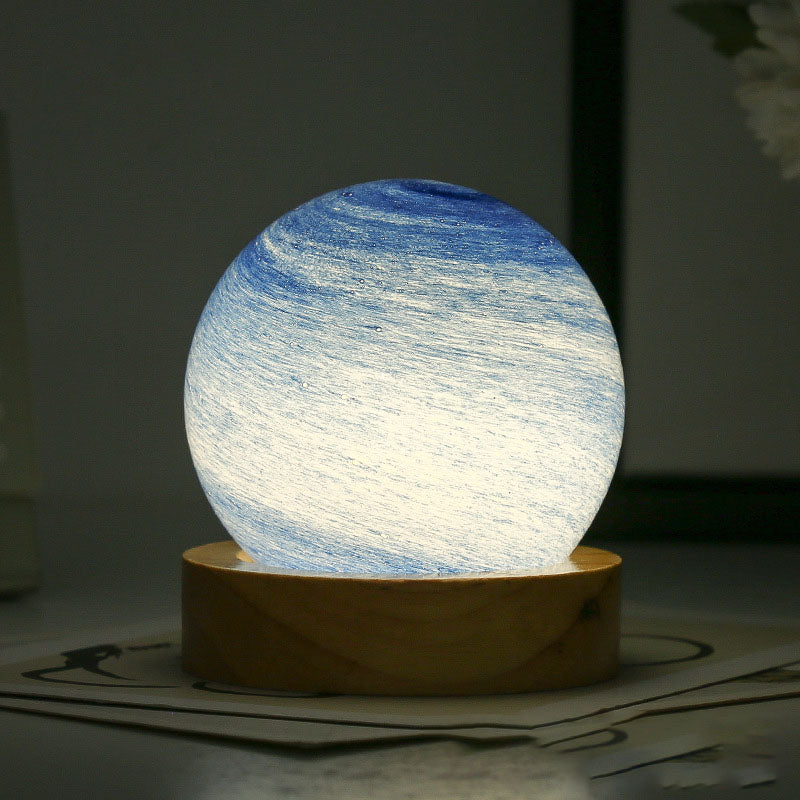 Fortryllende Planetlampe – Et Univers af Farver og Drømme