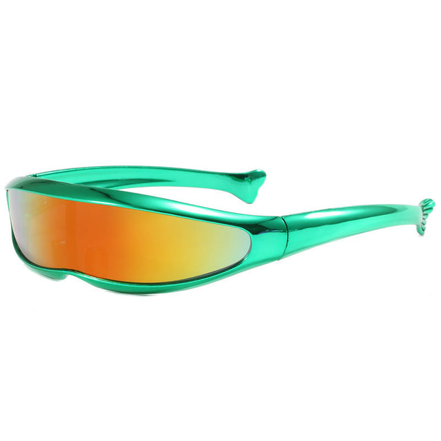 Kvinder Sporty Solbriller med Ergonomisk Design og Spejl Linser