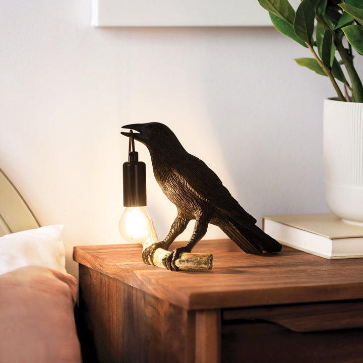 Kreativ Fugle Bordlampe Natlampe til Soveværelse Stue Atmosfære Mini Lampe