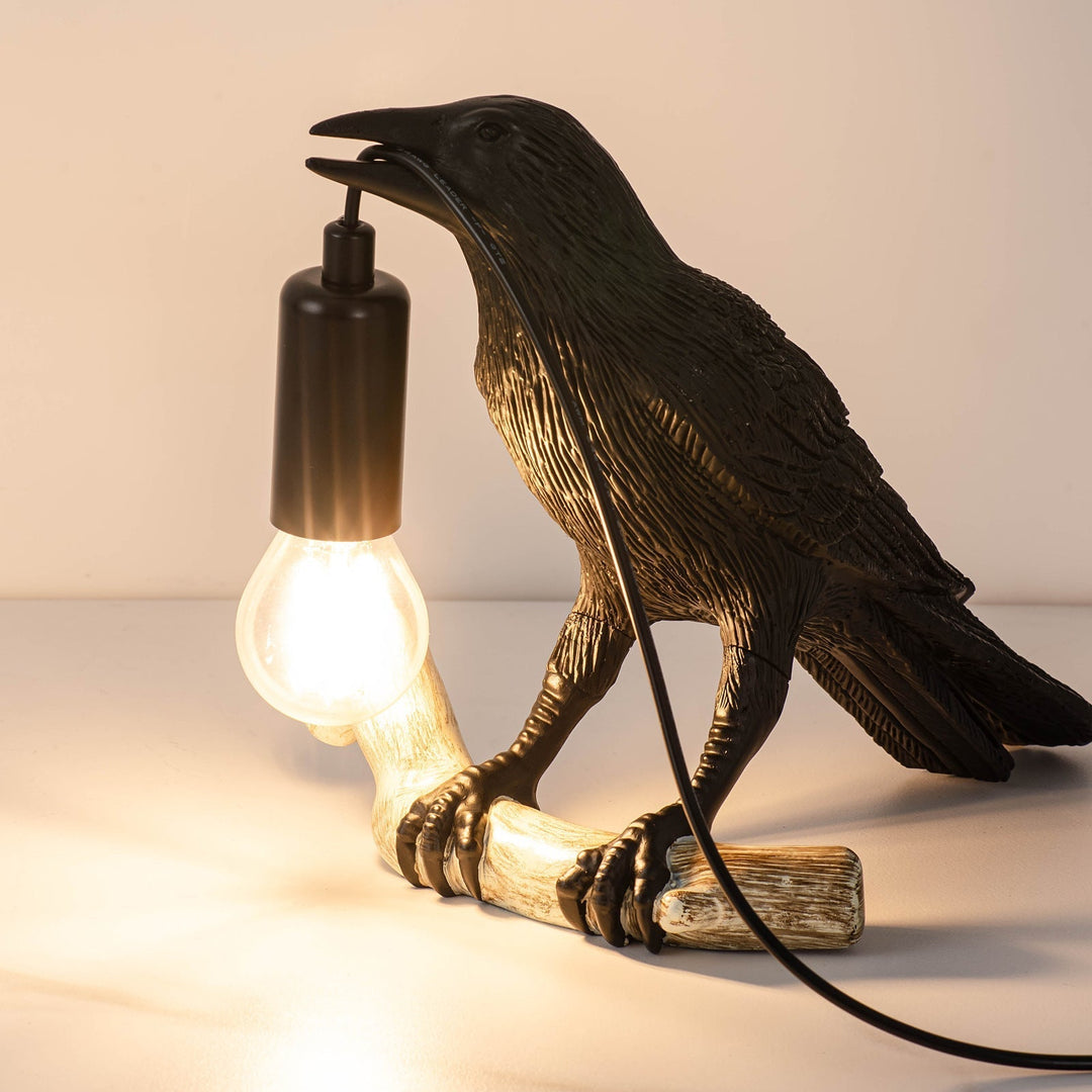 Kreativ Fugle Bordlampe Natlampe til Soveværelse Stue Atmosfære Mini Lampe