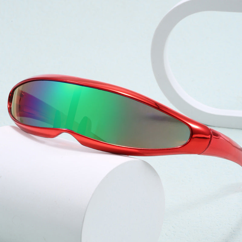 Kvinder Sporty Solbriller med Ergonomisk Design og Spejl Linser
