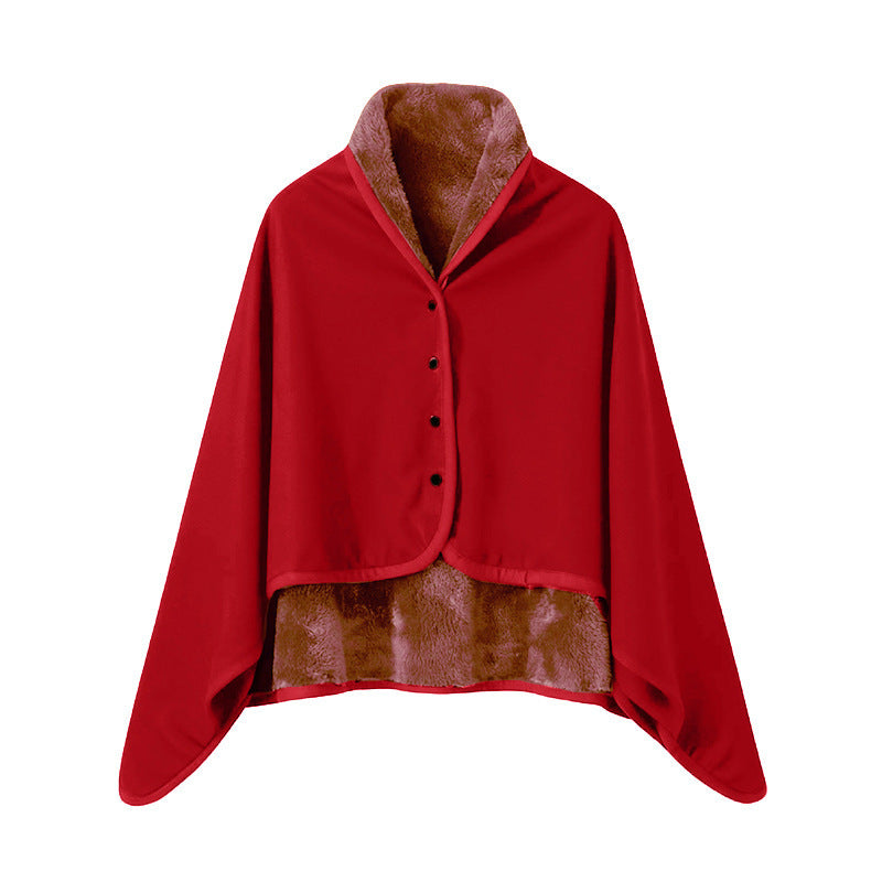 Dame Elegant Snuggle Blanket med Krave