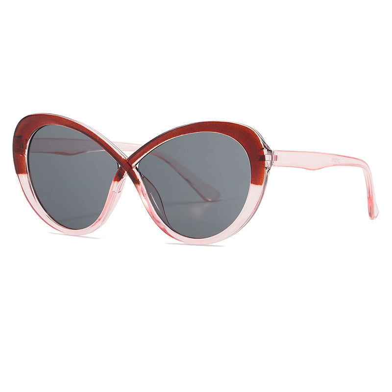 Kvinder Cat-Eye Solbriller med Spejl Linser