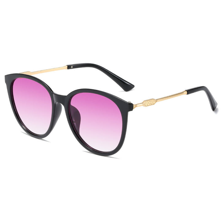 Kvinders Mode Cat-Eye Solbriller med Spejl Linser