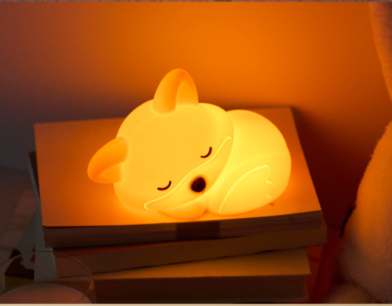 Ny Fox Silikone Tap Natlampe