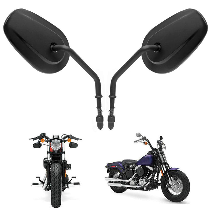 Motorcykel bagspejl med justerbar arm og robust design