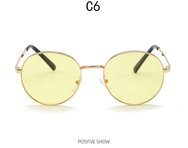 Kvindernes fashionable solbriller med spejlet gradient