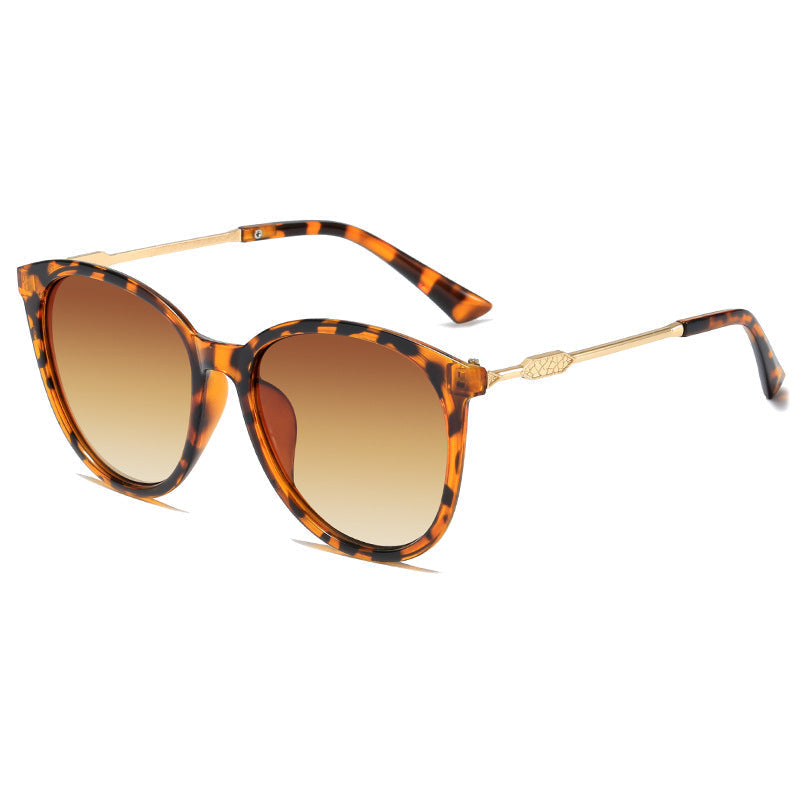 Kvinders Mode Cat-Eye Solbriller med Spejl Linser
