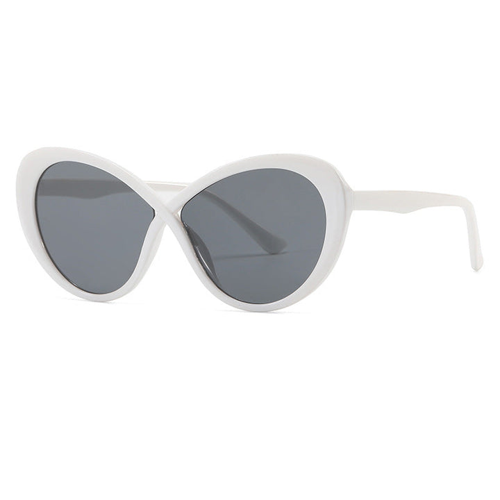 Kvinder Cat-Eye Solbriller med Spejl Linser