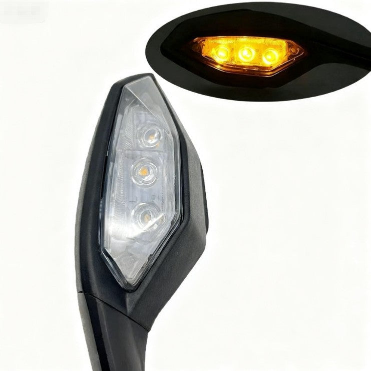 Justerbart LED Motorcykel Bakspejl