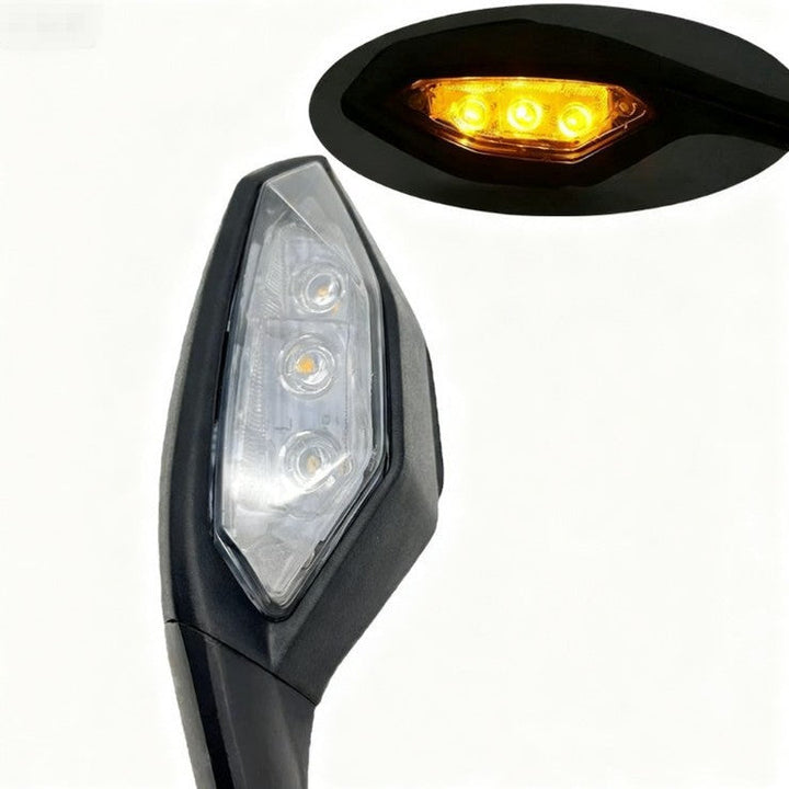 Justerbart LED Motorcykel Bakspejl