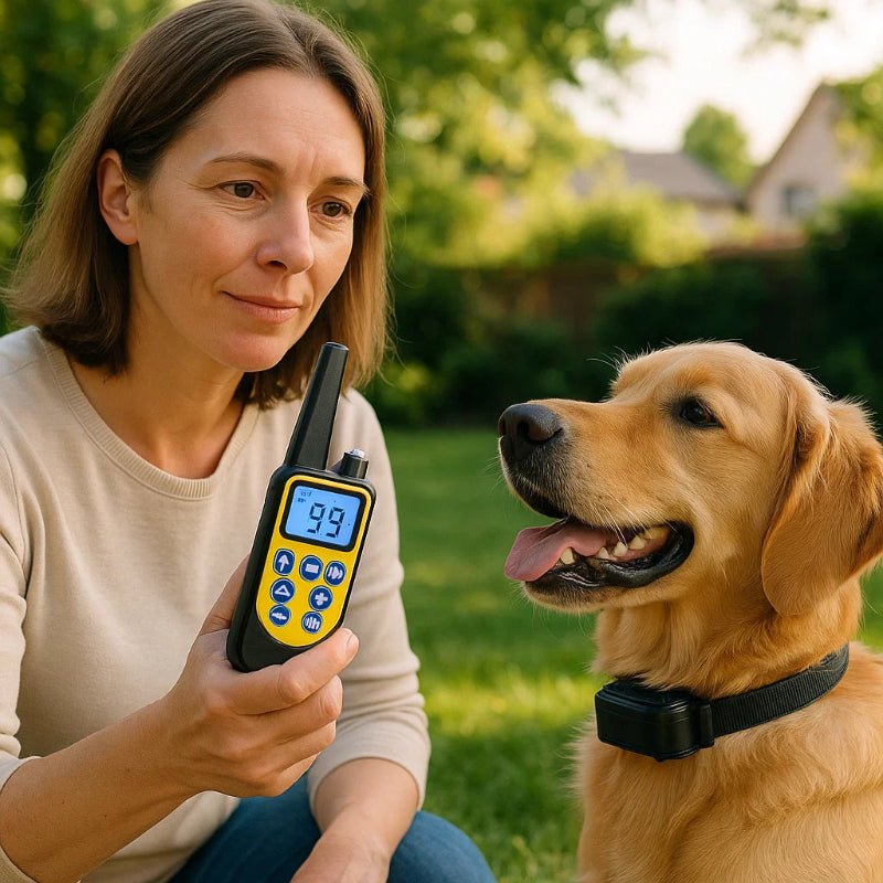 Vandtæt Hundetræningskrave med Fjernbetjening