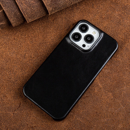 Olievoks Ægte Læder Apple iPhone Cover