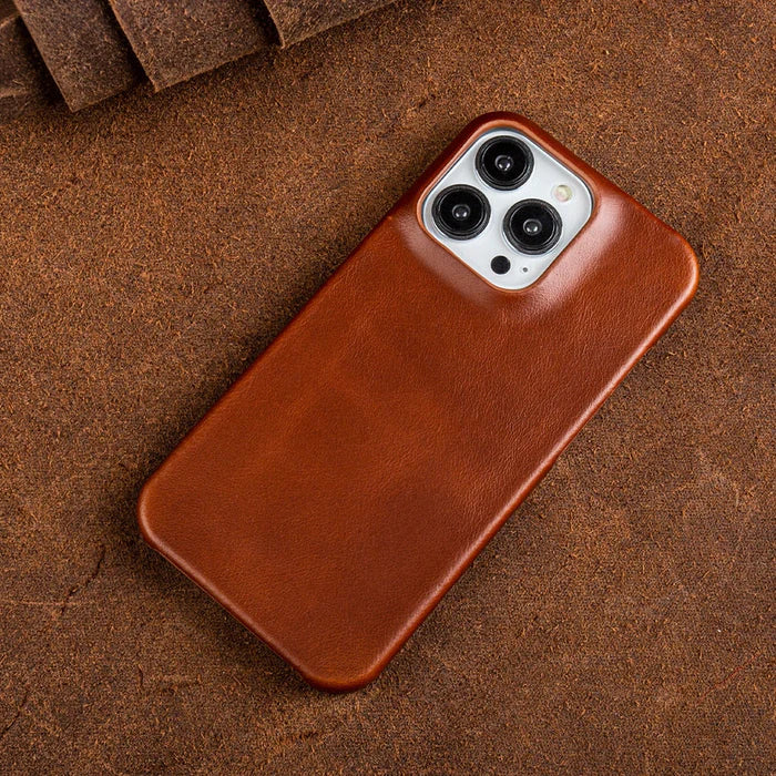 Olievoks Ægte Læder Apple iPhone Cover
