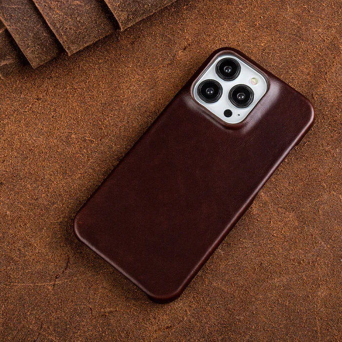Olievoks Ægte Læder Apple iPhone Cover