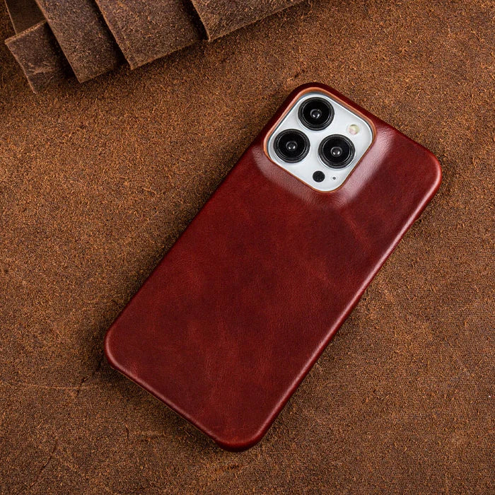 Olievoks Ægte Læder Apple iPhone Cover