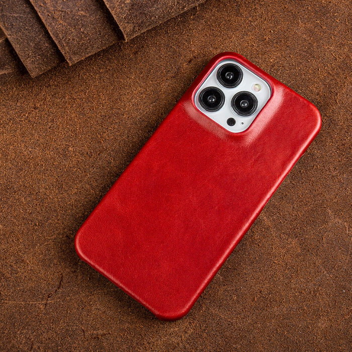 Olievoks Ægte Læder Apple iPhone Cover