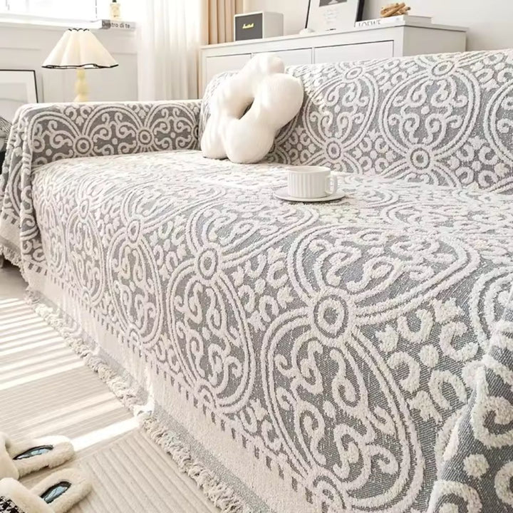 Ornamental Jacquard Sofa Cover