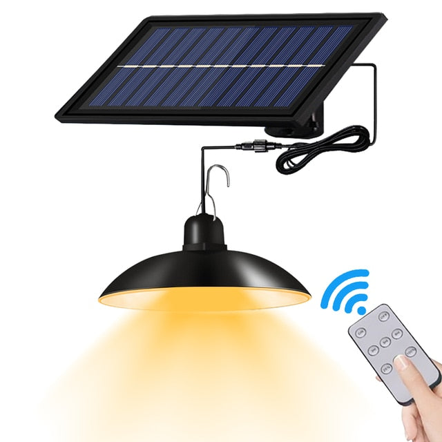 Solar-bevægelsessensor-udendørs lys med fjernbetjening