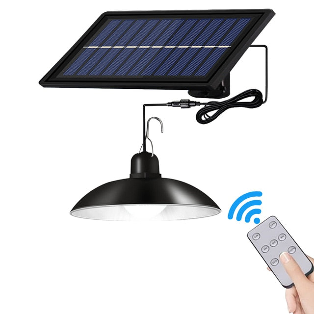 Solar-bevægelsessensor-udendørs lys med fjernbetjening