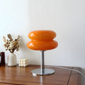 Italiensk Designer Glas Æg Tart LED Bordlampe