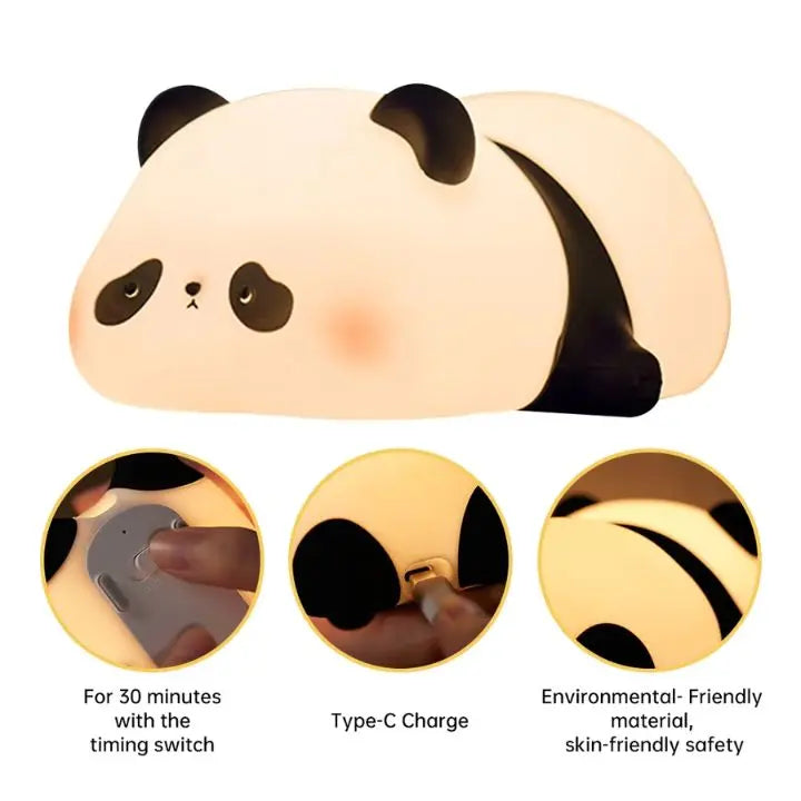 Panda Nattelys – Blødt, genopladeligt og alsidigt