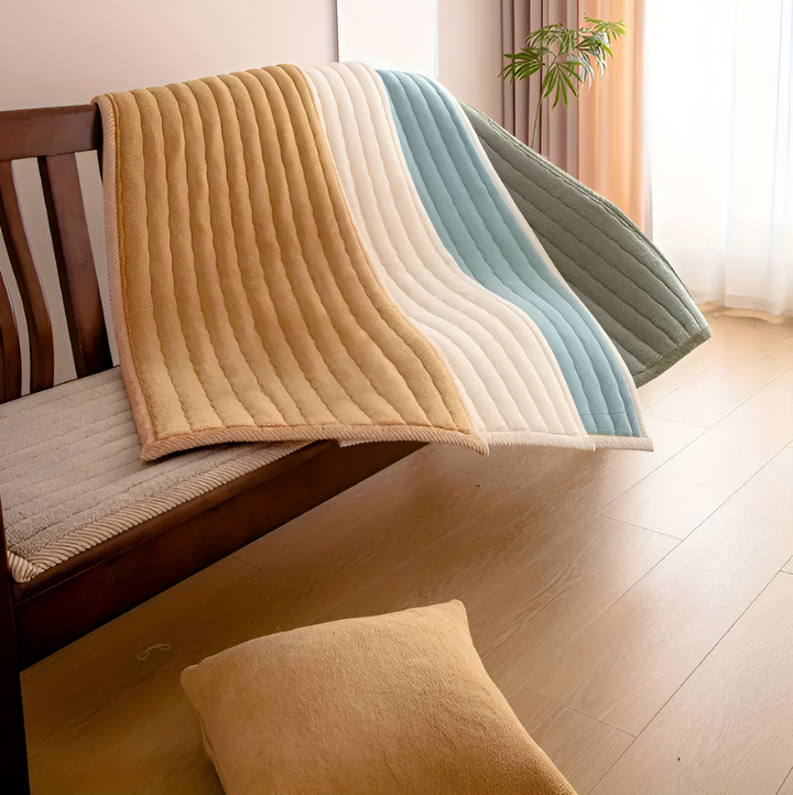 PolyesPlush Skridsikker Sofadække – Dyrevenlig, Maskinvaskbar Sofa Beskytter