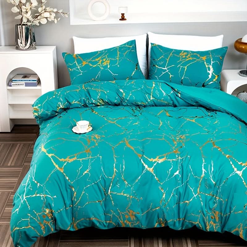 Marmor Design Duvet Cover Sæt til Moderne Soveværelse