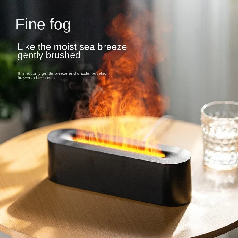 Flamme Aroma Diffuser med 7 farver | Luftfugter