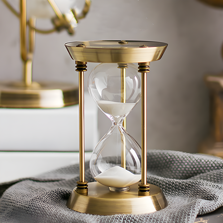 Retro Metal Timeglas