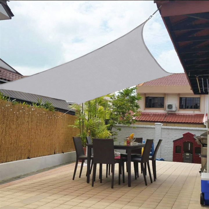 Luksus solskærm – vandafvisende – beskyttende til balkon og have – skyggeklæde
