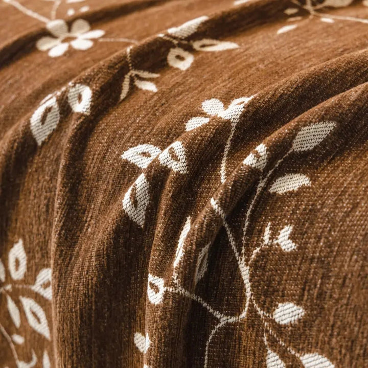 Rustik Blomst Ivory Floral Sofa Cover
