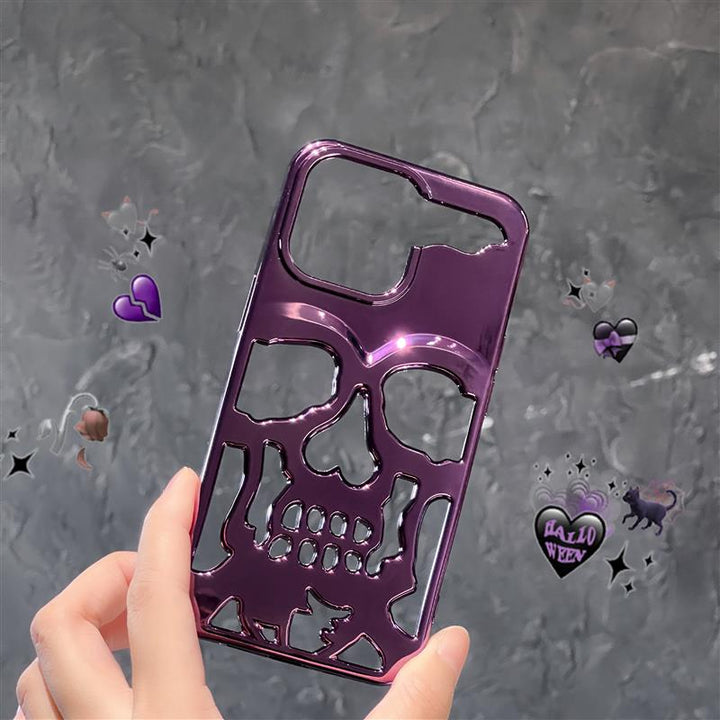 Gothic Midnight Skull Telefonetui