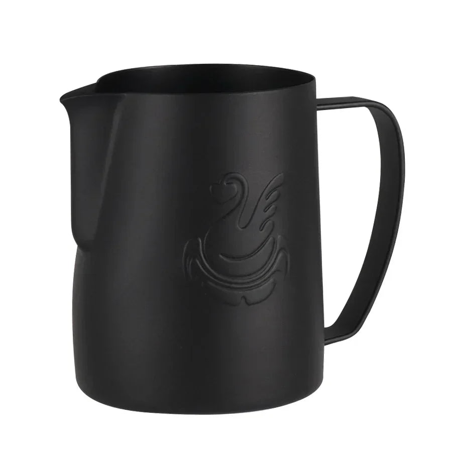 600ml rustfrit stål kaffekande mælkeskummer kop flødeskum maker espresso latte art værktøj elegant svane