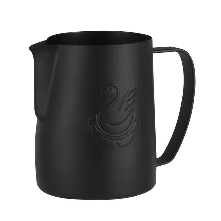 600ml rustfrit stål kaffekande mælkeskummer kop flødeskum maker espresso latte art værktøj elegant svane