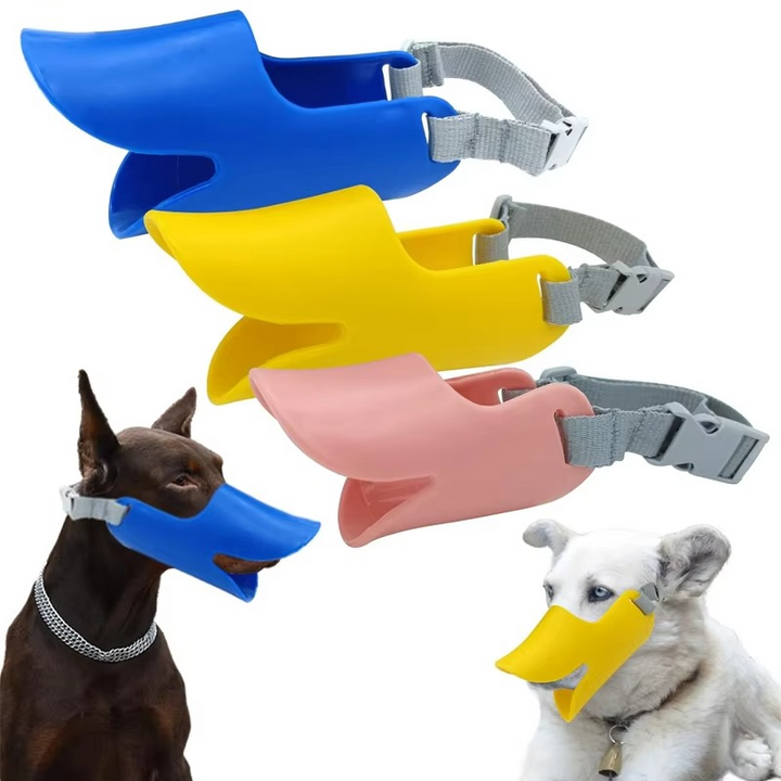 Justerbar Silikone Andebill Hundemuzzle til Små og Store Hunde
