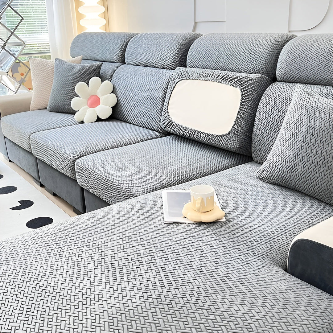 Elastic Sofa Cover – Vandafvisende og Skræddersyet | Beskyttelsesbetræk Fremstillet af Strækstof |