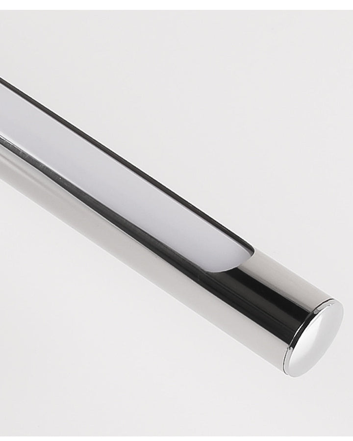 80-100cm LED væglampe - Moderne sort/sølv væglampe til badeværelset, indvendigt monteret billedlys