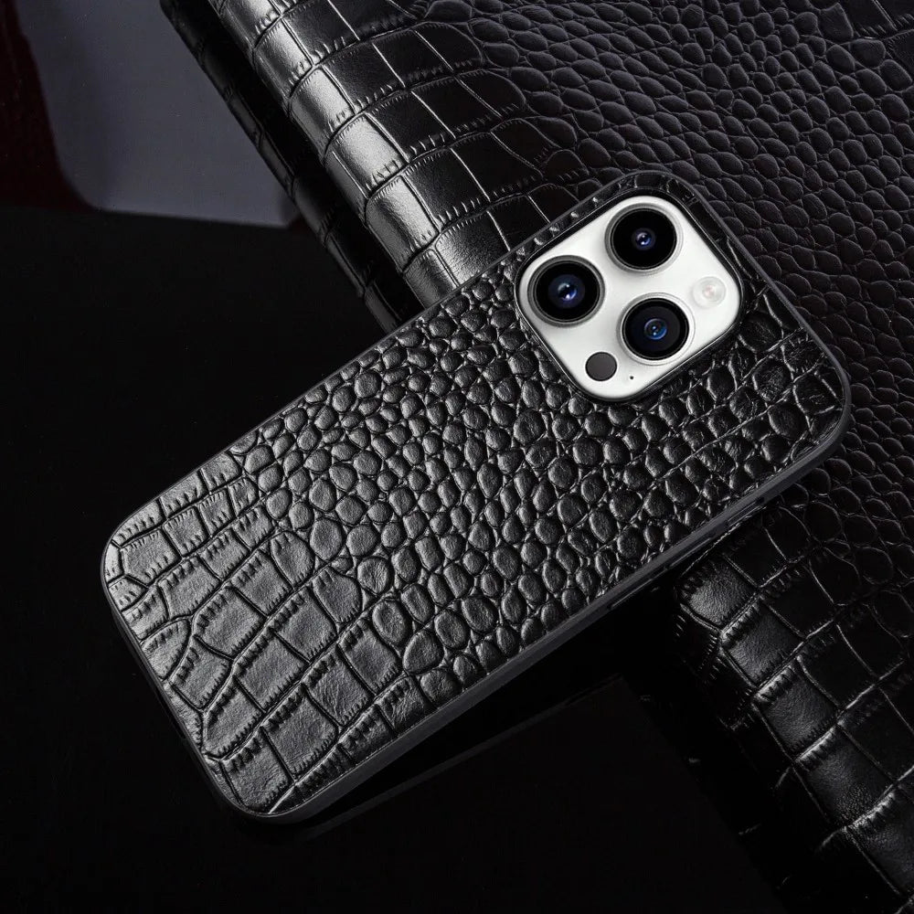 Cosmo ægte læder iPhone cover