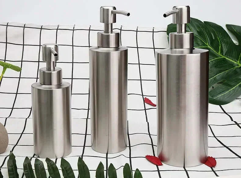 Elegant Håndpumpe Sæbedispenser i Rustfrit Stål 250ml/350ml/550ml