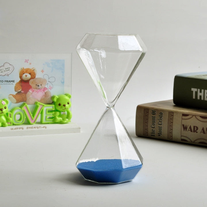 5–60 minutters diamant timeglas, timeglas, timeglas, gave til børn, timeglas, hjemmedekoration, fås i flere farveindstillinger