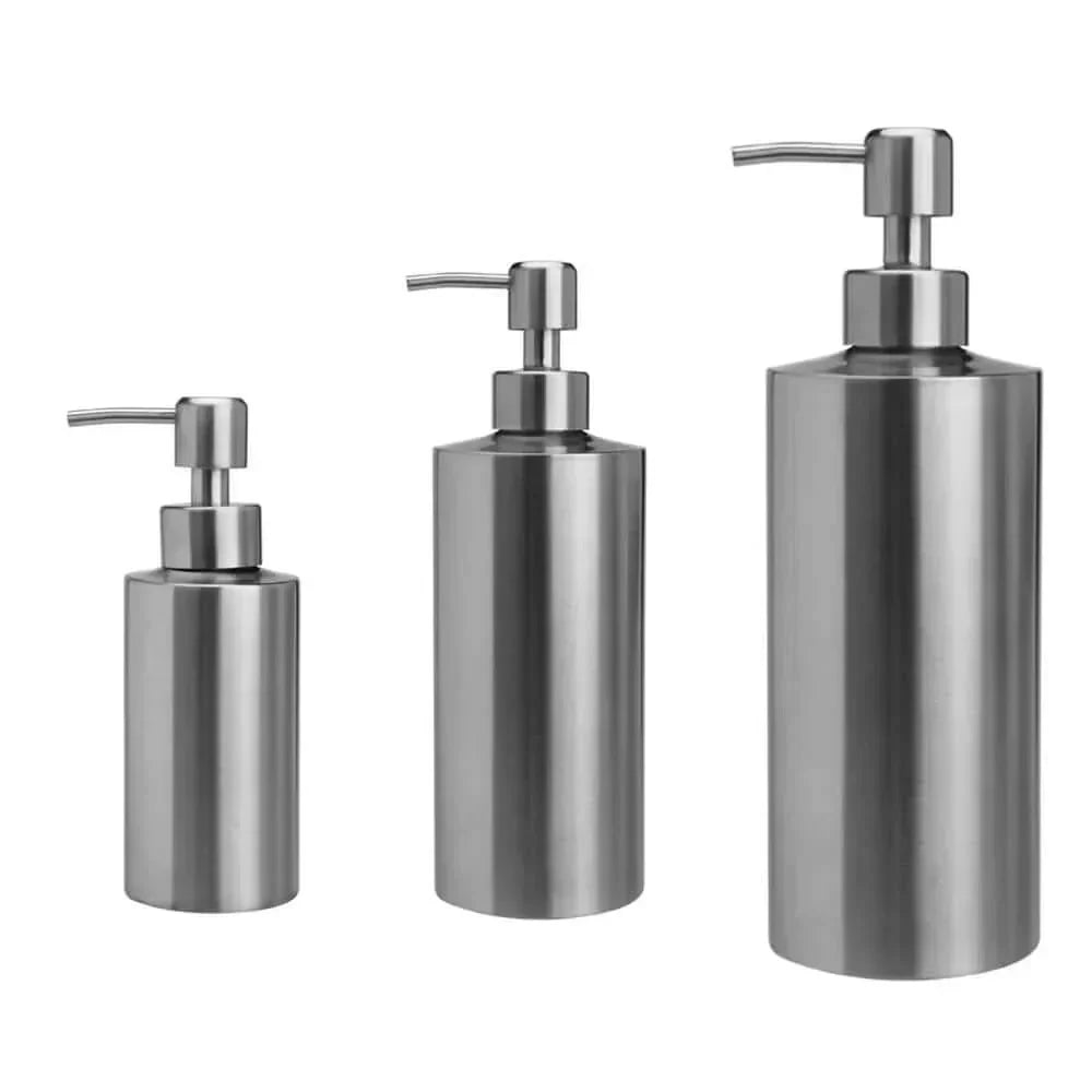 Elegant Håndpumpe Sæbedispenser i Rustfrit Stål 250ml/350ml/550ml
